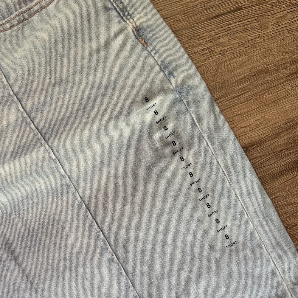 American Eagle Light Blue Denim Wide Leg Women's Jeans NWT - Picture 2 of 5